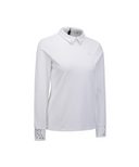 Women's Sold Back Zip Long T-Shirt - White