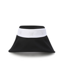 Women's Scarf Bonnet Visor - Black