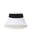 Women's Scarf Bonnet Visor - White