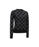 Women's Check Board Pullover - Black