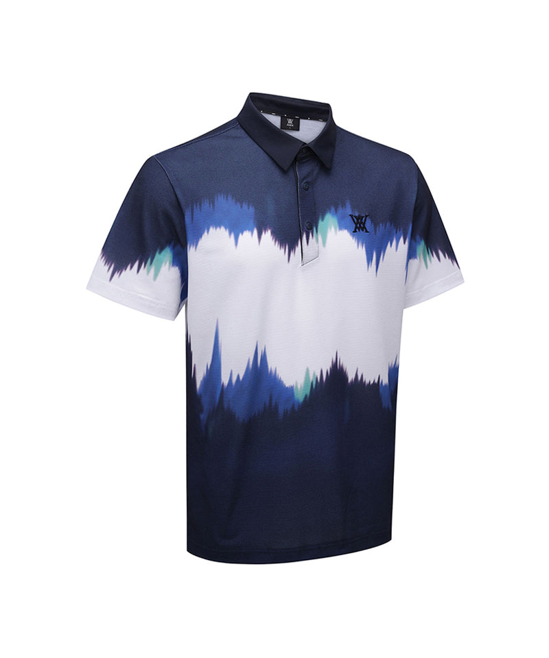 Men's Spread DTP Short T-Shirt - Navy