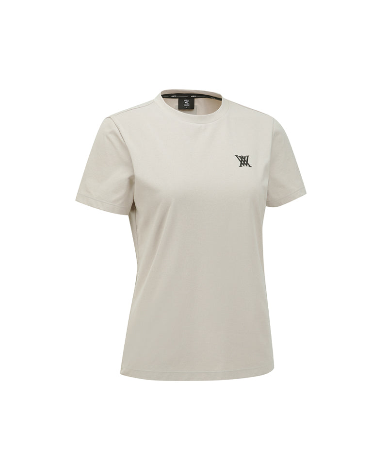 ANEW Golf Women's SM Essential Round Short  T-Shirt - Light Beige