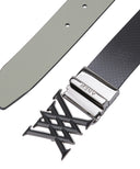 Men's Logo Point Reversible Belt - Black