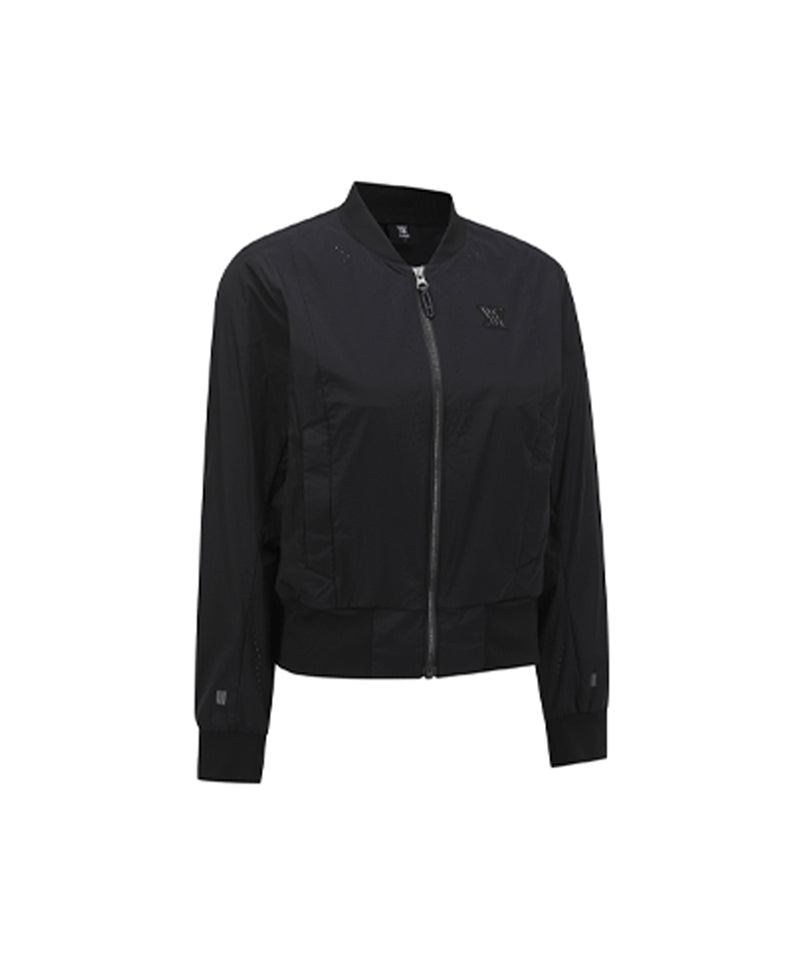ANEW Golf Women's SM Black Finish MA-1 Jacket - Black