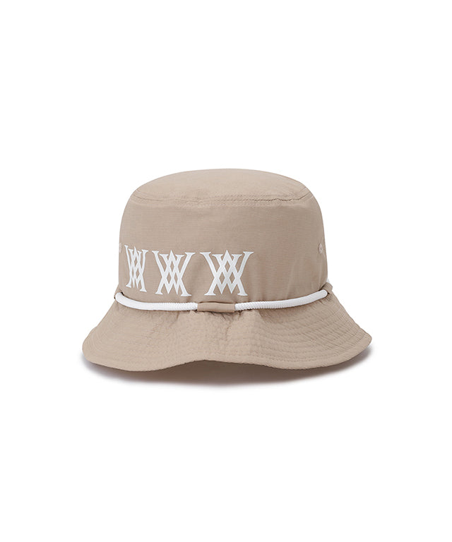 Unisex Loop Colour Bucket Hat - Beige