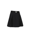 Women's Band Point Balloon Skirt - Black