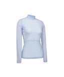 ANEW Golf Women's SM Mock Neck Base Layer - Sky Blue