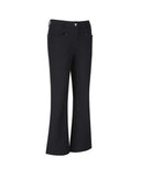 Women's V-Line Incision Boots Cut L/PT - Black