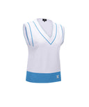 Women's Essential V-Neck Vest - White