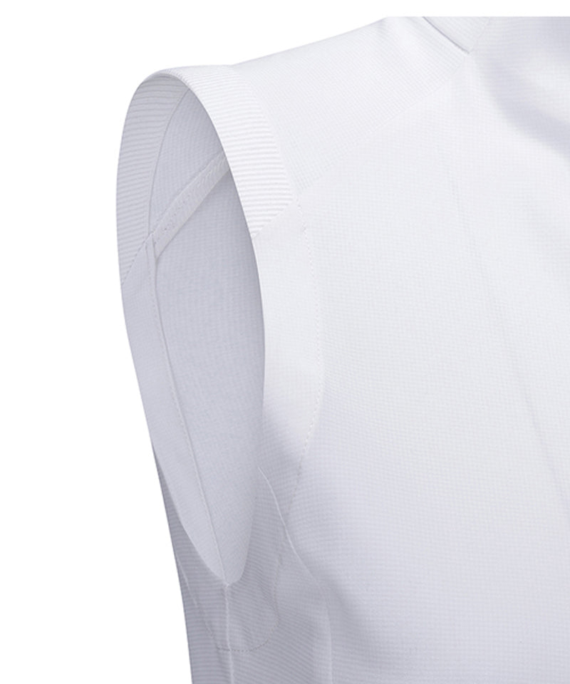 Women's FIT High Neck Vest - White