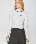 [Legacy Sale] Women's High Neck Sweater - White