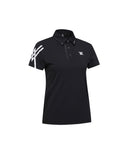 ANEW Golf Women's SM Logo Point Short T-Shirt - Black