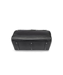 Lock Flap Big Tote Bag - Black