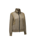 Women's Incision Coloring Point Jacket - Dark Beige