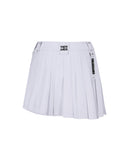 W Lap Pleats HP - White