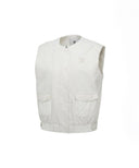 [Signature] Women's Pocket Pleats Point Vest - Ivory