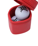 Heart 2 Ball Case - Red