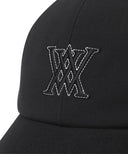 Women's Circle Point Ball Cap - Black