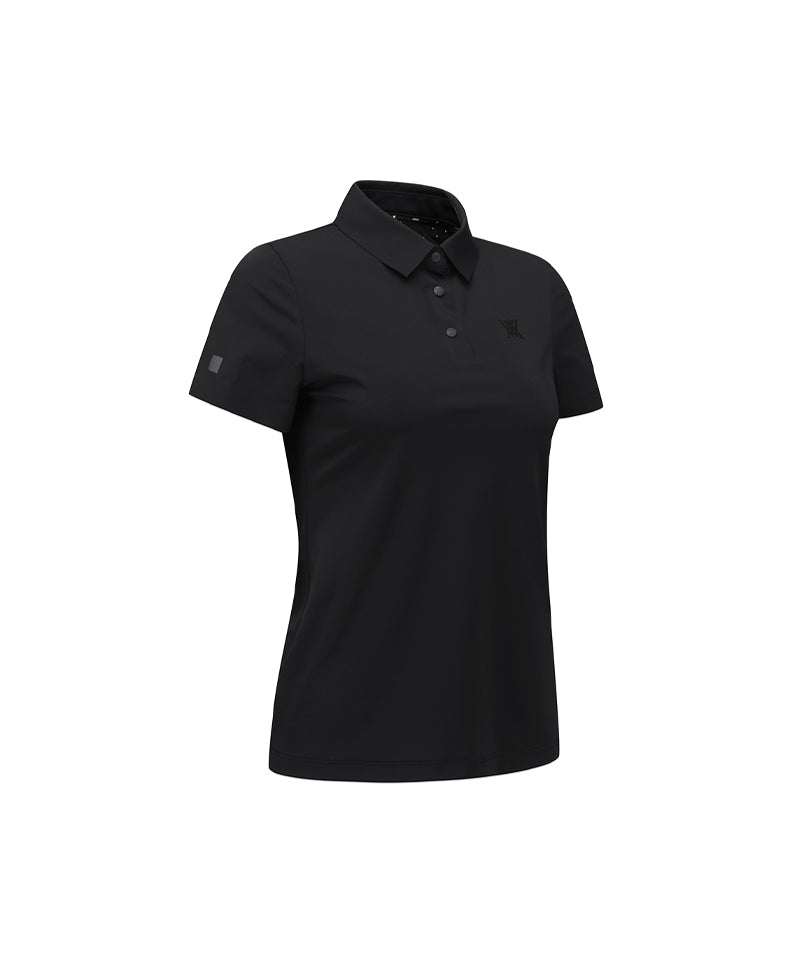 ANEW Golf Women's SM Black Finish Short T-Shirt - Black