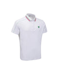 ANEW GOLF Men's SM Knit Collar Short T-Shirt - White