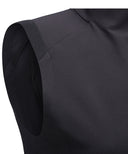 Women's FIT High Neck Vest - Black