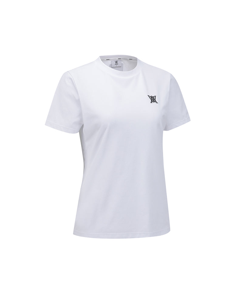ANEW Golf Women's SM Essential Round Short  T-Shirt - White