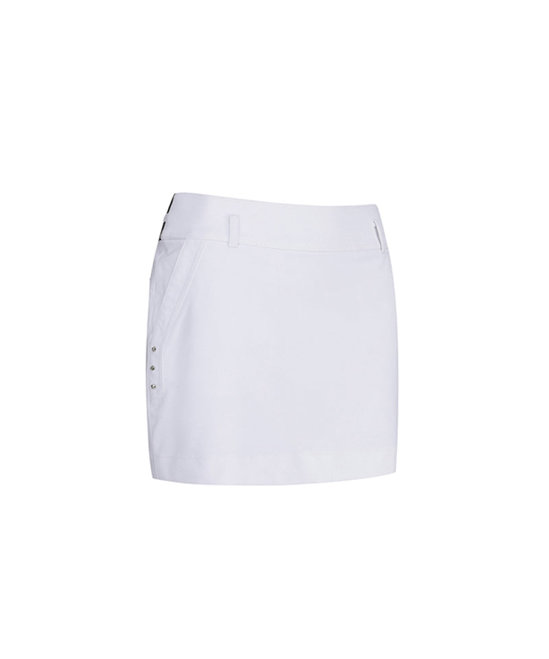 Women's Incision Point H-Line Skirt - White