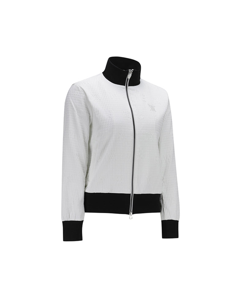 Women's Anew Embo Logo Jacket - White
