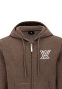 Men's Comfort Hoodie Knit Cardigan - Brown