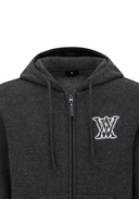 Men's Comfort Hoodie Knit Cardigan - Charcoal Grey