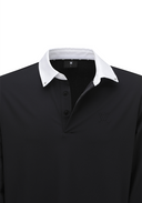 Men's Contrast Collar T-Shirt - Black