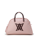 Uni Vintage Leather Boston Bag - Pink