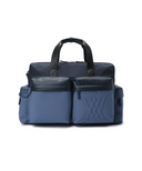 Uni Color Block Boston Bag - Navy