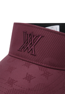 Uni Tee Holder Logo Visor - Burgundy