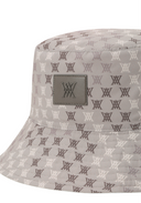 Uni Logo Mosaic Reversible Bucket Hat - White