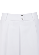 Women's Pleated Half Pants - Off White