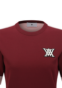 Women's Transition Short Sleeve Sweater - Burgundy