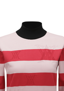 Women's Logo Pattern Turtleneck Sweater - Pink