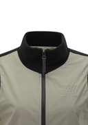 Women's Woven Hybrid Sweater Vest - Dark Grey