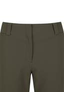Women's Semi Boot Cut Pants - Dark Khaki