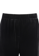 Women's Velvet Jogger Pants - Black