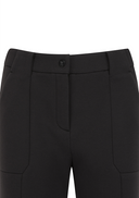 Women's Slit Boot Cut Pants - Black