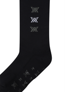 Women's Pocker Knee Socks - Black