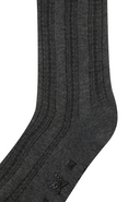 Women's Tweed Knee Socks - Dark Grey