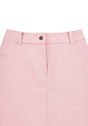Women's Logo Embo A Line Skirt - Light Pink
