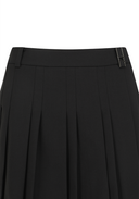 Women's Pleated Skirt - Black