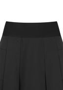Women's Banded Flare Skirt - Black