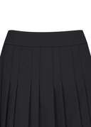 Women's Double Pleats Skirts - Black