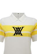 Women's Abstract Color Block Sweater - White