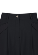 Women's Tapered Zip Point Pants - Black